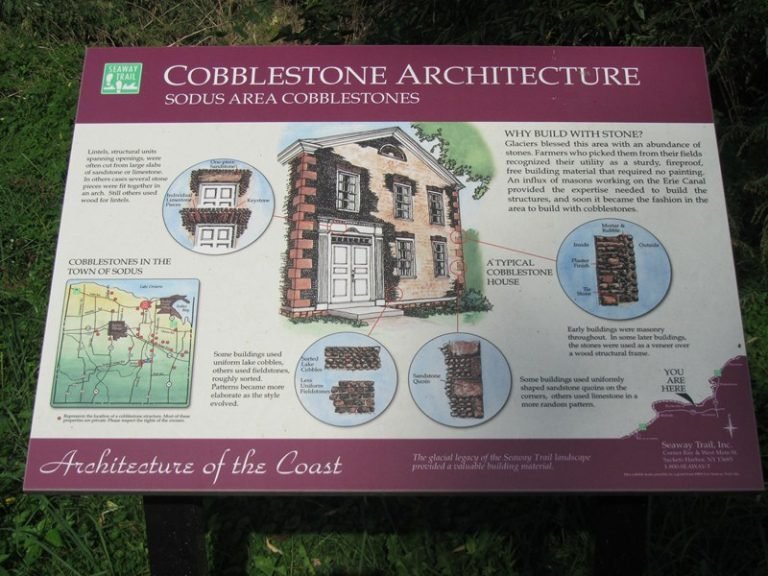 Cobblestone Interpretive Panel
