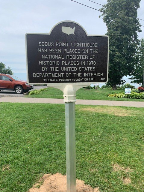 Lighthouse National Register of Historic Places Plaque
