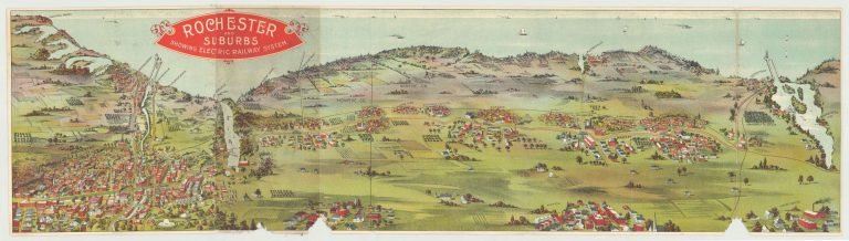 Trolley Map – Early 1900s